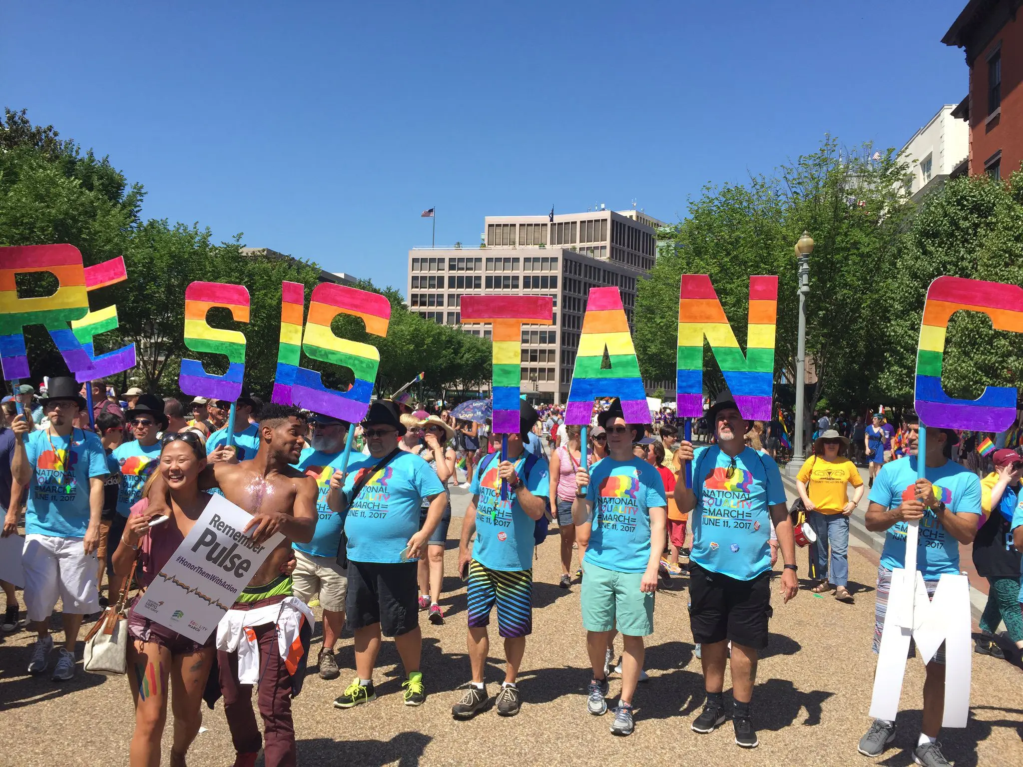 Equality March in Washington DC