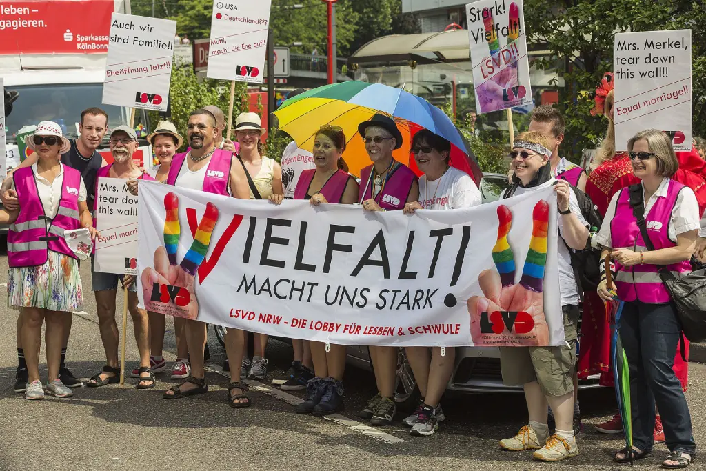German equality protesters