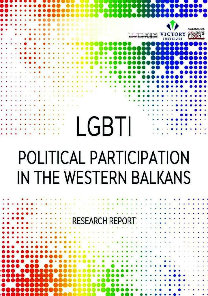 LGBTI Political Participation in the Western Balkans Research Report cover