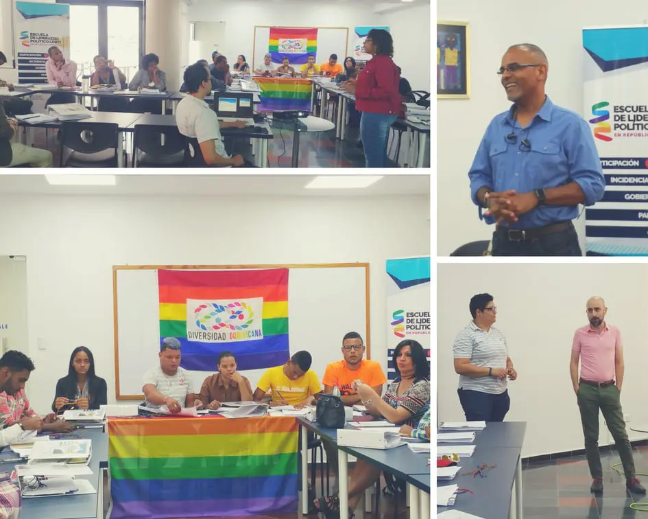 Victory Institute International team hosting a training in the Dominican Republic