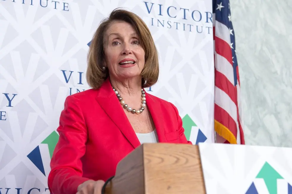 Nancy Pelosi at the Congressional Pride Reception