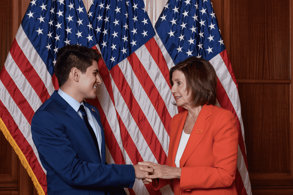 VCI Gus Stephens with Speaker Pelosi