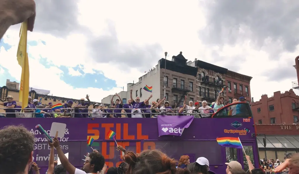 A group of older adults at World Pride in NY