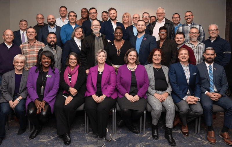 David Bohnett Leaders Fellows at a refresher course during the 2018 International LGBTQ Leaders Conference.