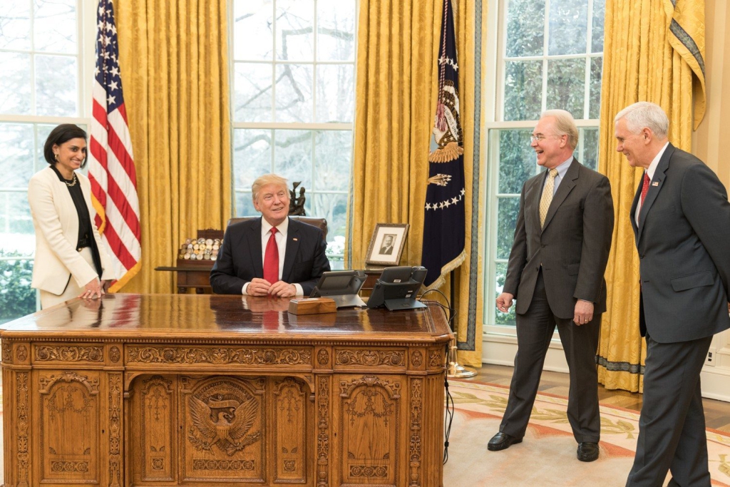 Donald Trump and Tom Price