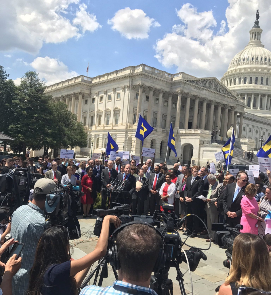 HRC gathering outside the US Capitol