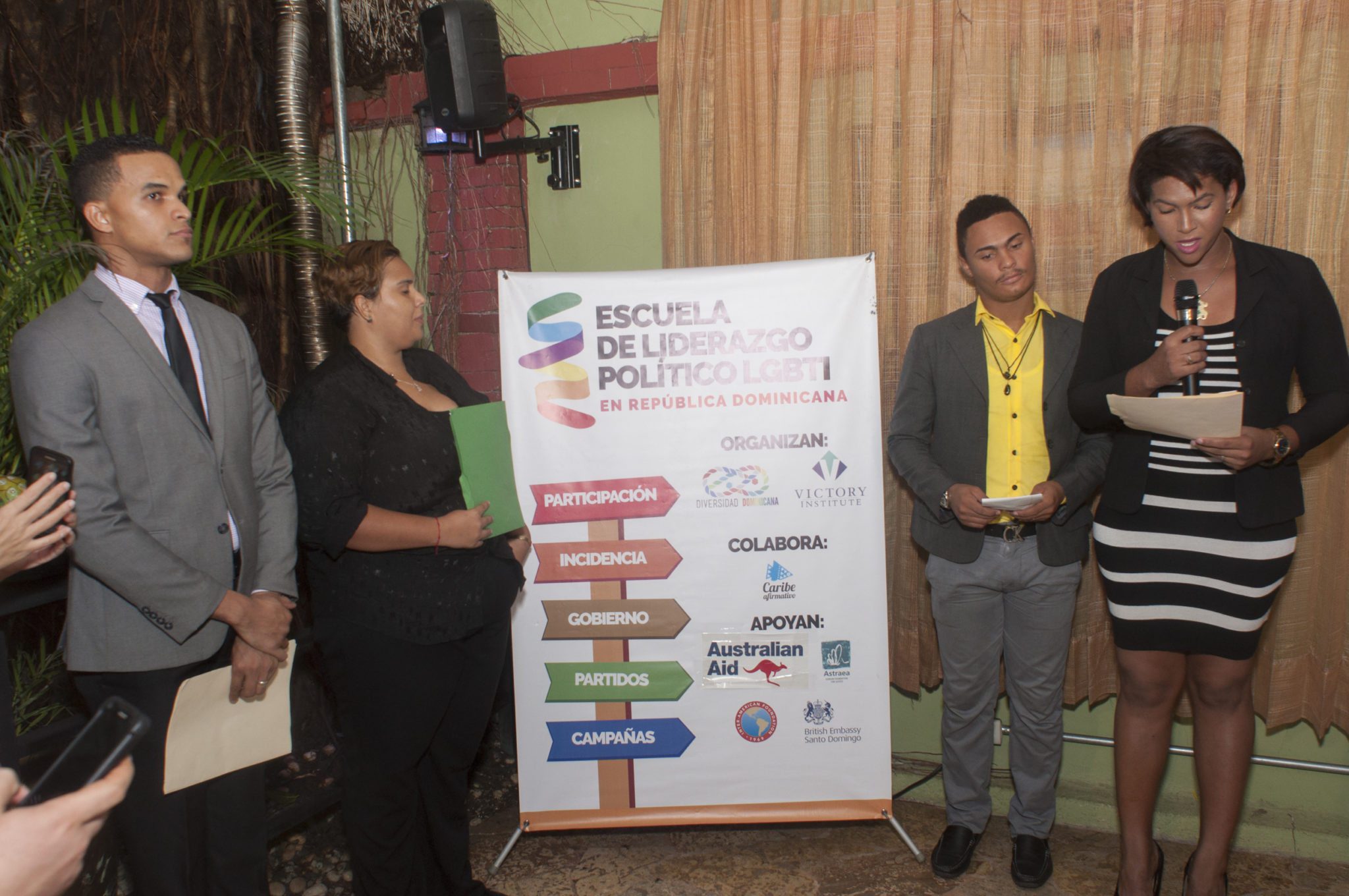 Escuela de Lidererazgo Politico LGBTI en Republica Dominicana speakers