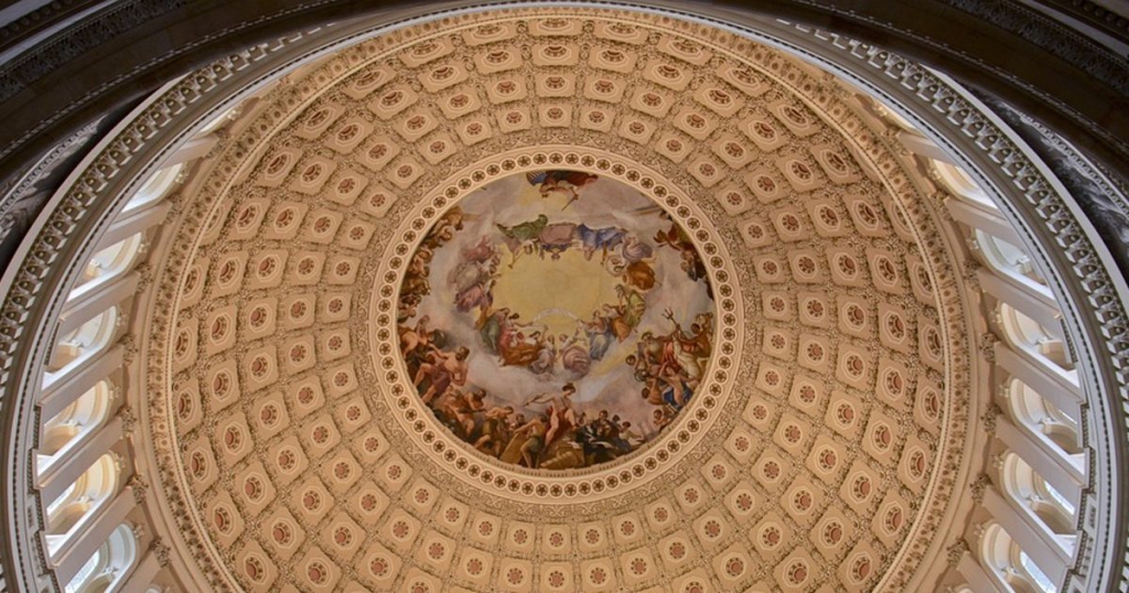 United States Capitol Building rotunda ceiling