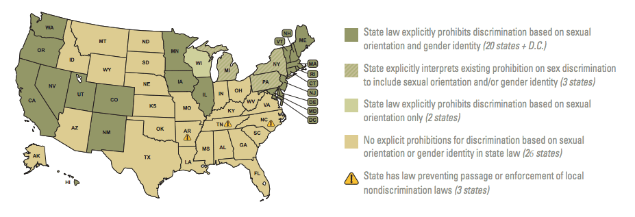 Map of Employment Protections