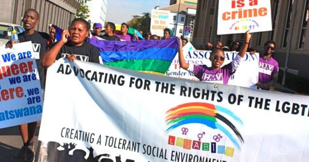 LGBTQ activists march in Botswana
