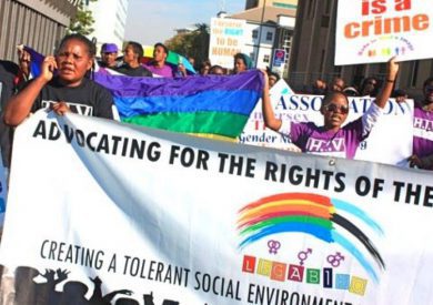 LGBTQ activists march in Botswana
