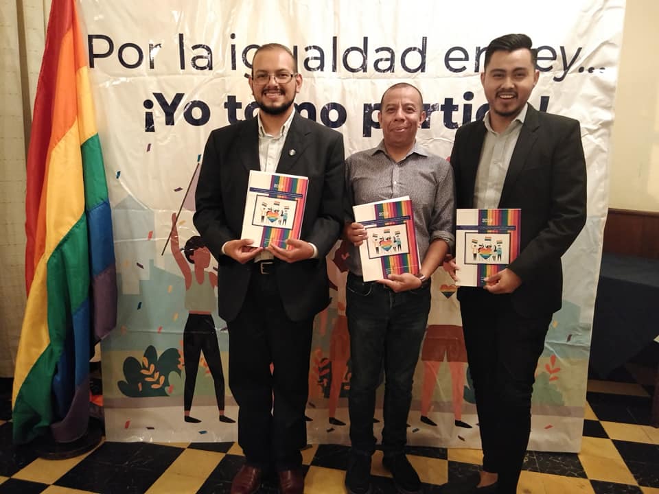 Guatemala Congressman-elect Aldo Dávila with Hernández and Félix